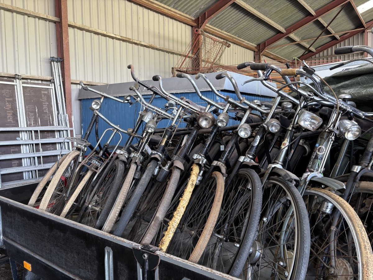 Uniek ! Partij oldtimer fietsen