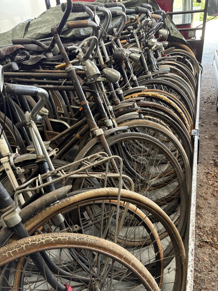 Uniek ! Partij oldtimer fietsen