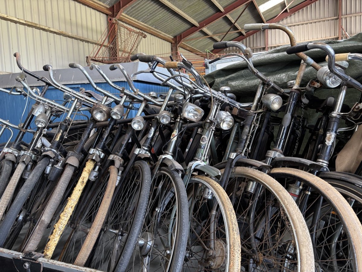Uniek ! Partij oldtimer fietsen