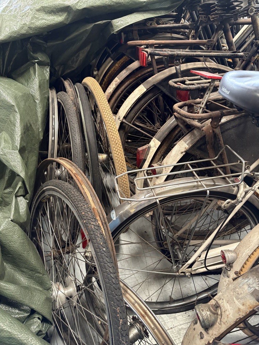 Uniek ! Partij oldtimer fietsen